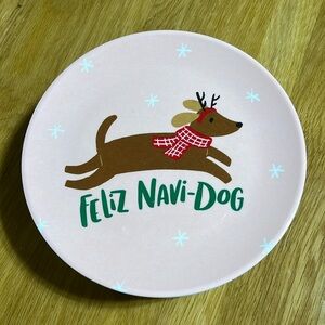 NWT Wondershop at Target holiday salad plates, Feliz Navi-Dog